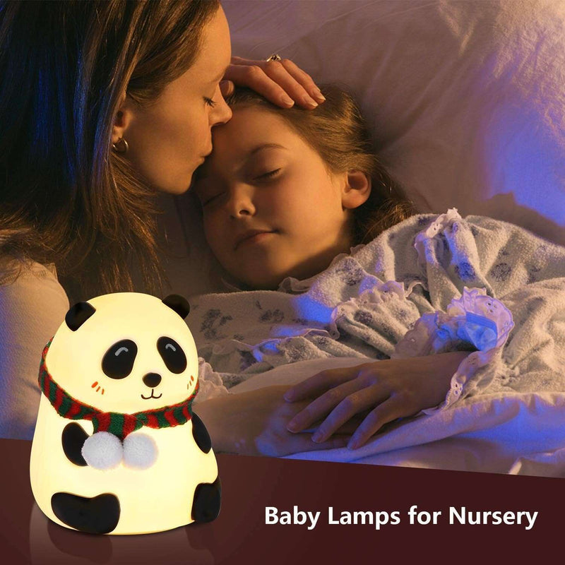 7-Color Silicone Panda Lamp
