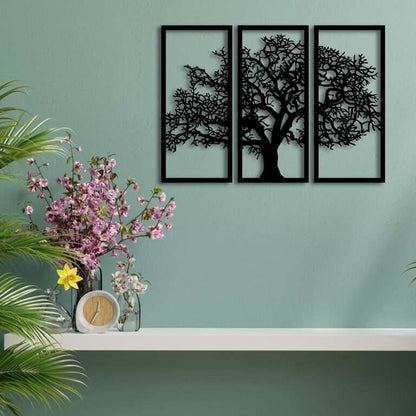 Tree Wall Decor 3 Panels -  - Jolly Gifts And Arts