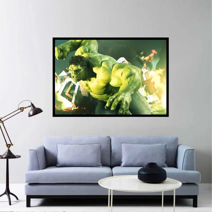 The Incredible Hulk Smash Action Poster -  - Jolly Gifts And Arts