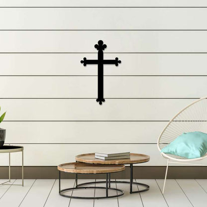 Elegant Trefoil Cross Wall Art -  - Jolly Gifts And Arts