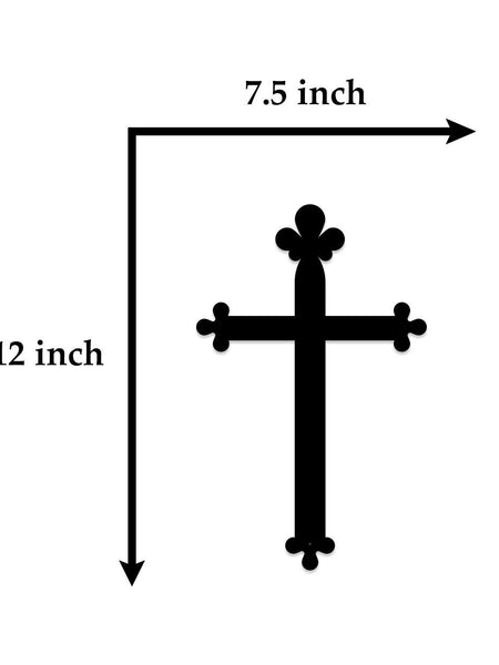 Elegant Trefoil Cross Wall Art -  - Jolly Gifts And Arts