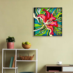 3D Layered Flower Wall Art