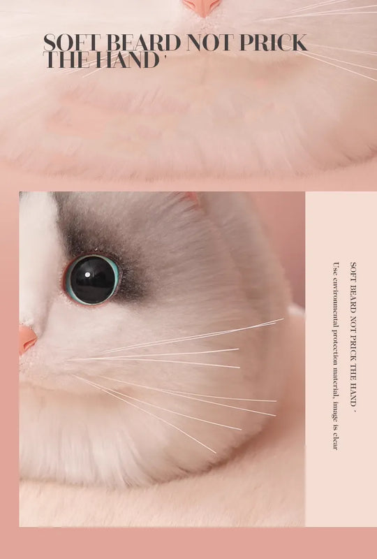 Plush Shaded Silver Kitty Handbag: Lifelike Faux Fur Cat Shoulder Crossbody Bag