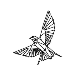 Abstract Geometric Bird Decor -  - Jolly Gifts And Arts