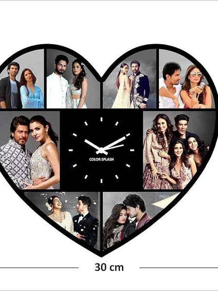 Artle Media Customize Heart Shape Wall Clock
