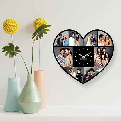 Artle Media Customize Heart Shape Wall Clock