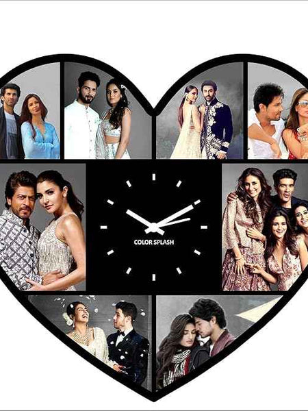 Artle Media Customize Heart Shape Wall Clock