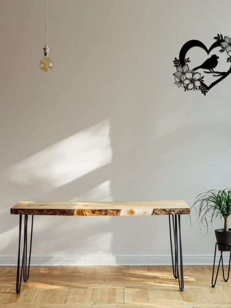 Beautyfull Bird-in-Heart Floral Wall Art