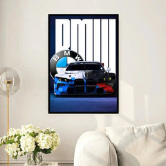 BMW M4 GT3 EVO Motorsport Racing Poster