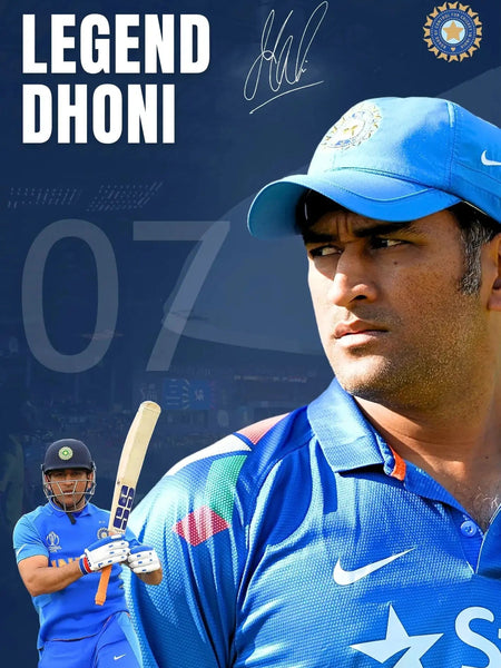 Captain Cool MS Dhoni Poster & 