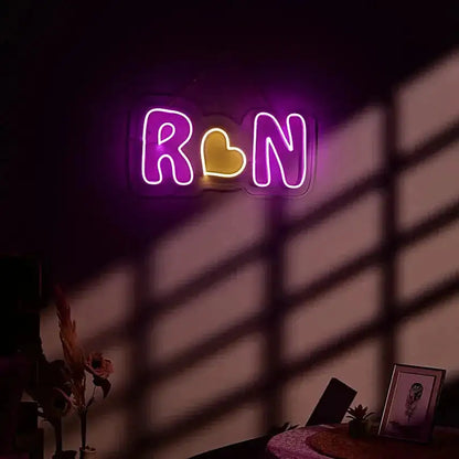 Couple Initials LED Neon Light