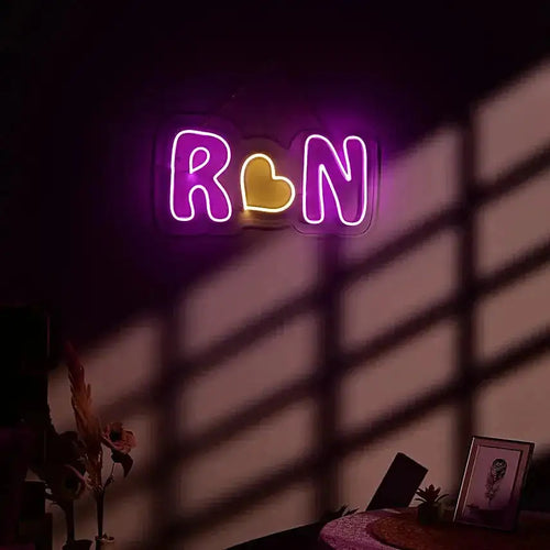 Couple Initials LED Neon Light