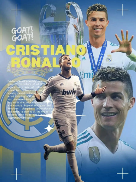 CR7 Real Madrid Legend Poster - Champions League Winner Wall Art