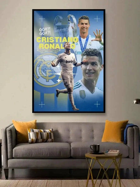 CR7 Real Madrid Legend Poster - Champions League Winner Wall Art