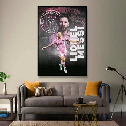 Cristiano Ronaldo CR7 Legacy Inter Miami Art Poster