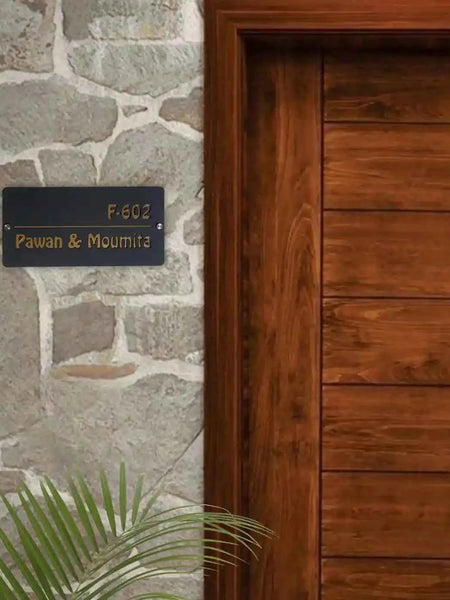 Custom Matte Black Acrylic Door Sign Jolly Gifts And Arts