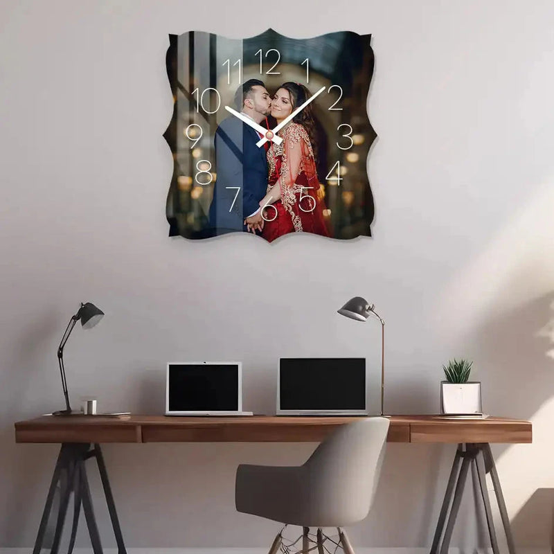 Custom MDF Clock with Engraved Names