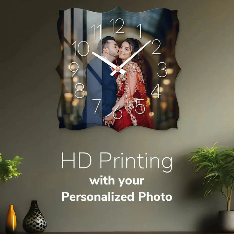 Custom MDF Clock with Engraved Names