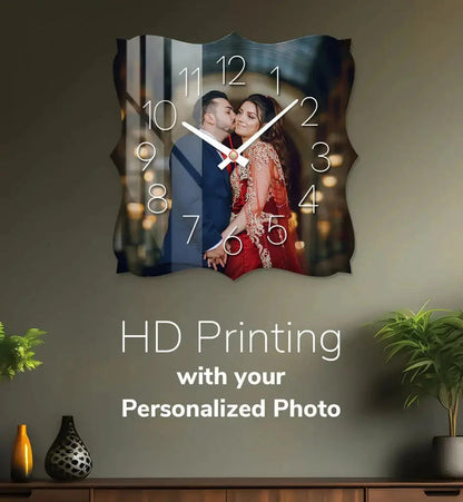 Custom MDF Clock with Engraved Names