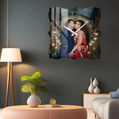 Custom MDF Clock with Engraved Names