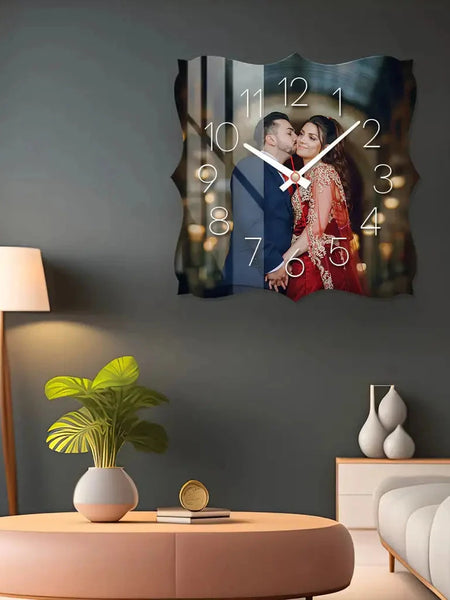 Custom MDF Clock with Engraved Names