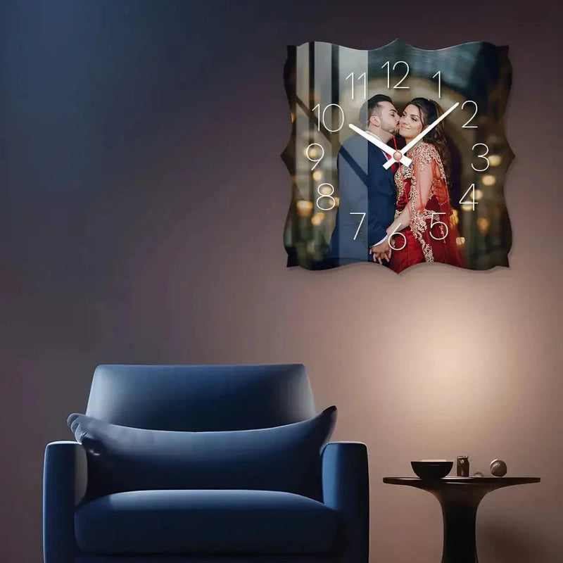 Custom MDF Clock with Engraved Names