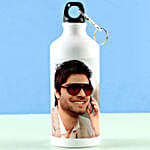 Custom Photo Aluminum Water Bottle for Him - Durable Personalized Gift