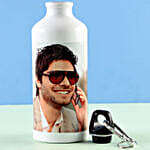 Custom Photo Aluminum Water Bottle for Him - Durable Personalized Gift