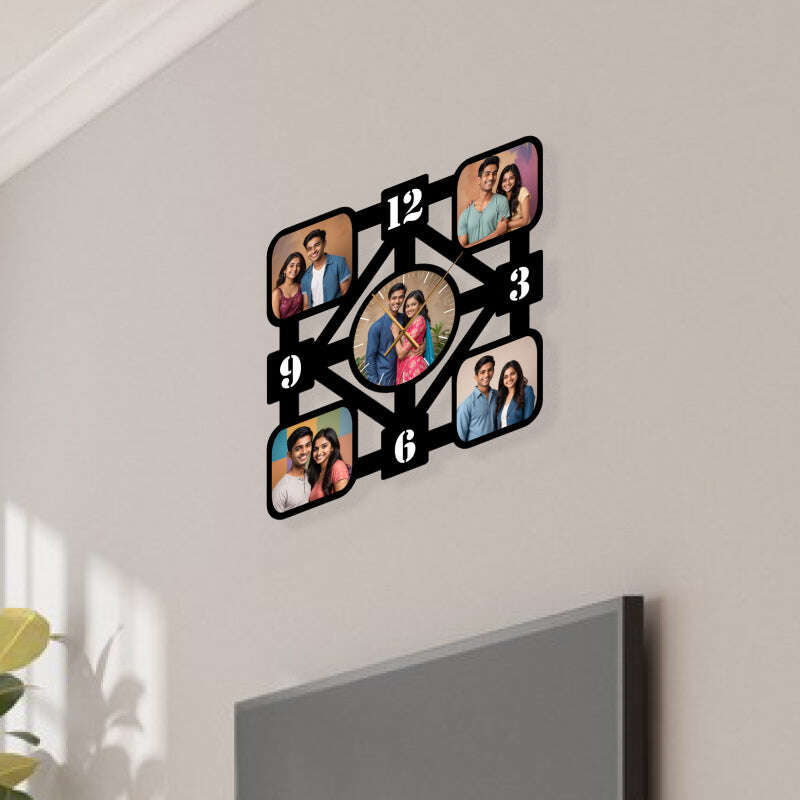 Custom Photo Wall Clock: Personalized Memory Display for Your Home
