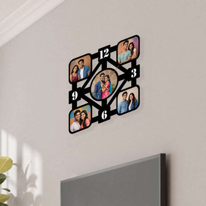 Custom Photo Wall Clock: Personalized Memory Display for Your Home