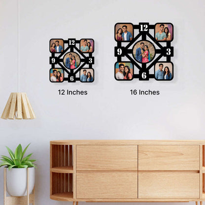 Custom Photo Wall Clock: Personalized Memory Display for Your Home