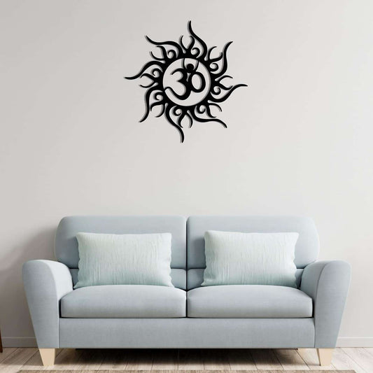 Divine Om Sunburst Wall Art Jolly Gifts And Arts