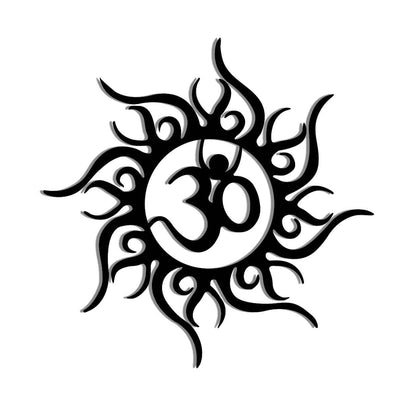 Divine Om Sunburst Wall Art Jolly Gifts And Arts