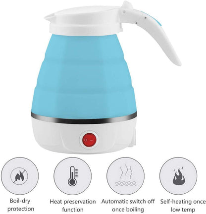 Electric Kettle - Silicone Foldable Electric Water Kettle   ( 600 ml ) Jolly Gifts And Arts