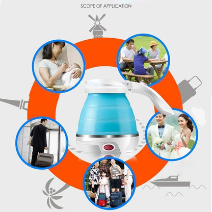 Electric Kettle - Silicone Foldable Electric Water Kettle   ( 600 ml ) Jolly Gifts And Arts