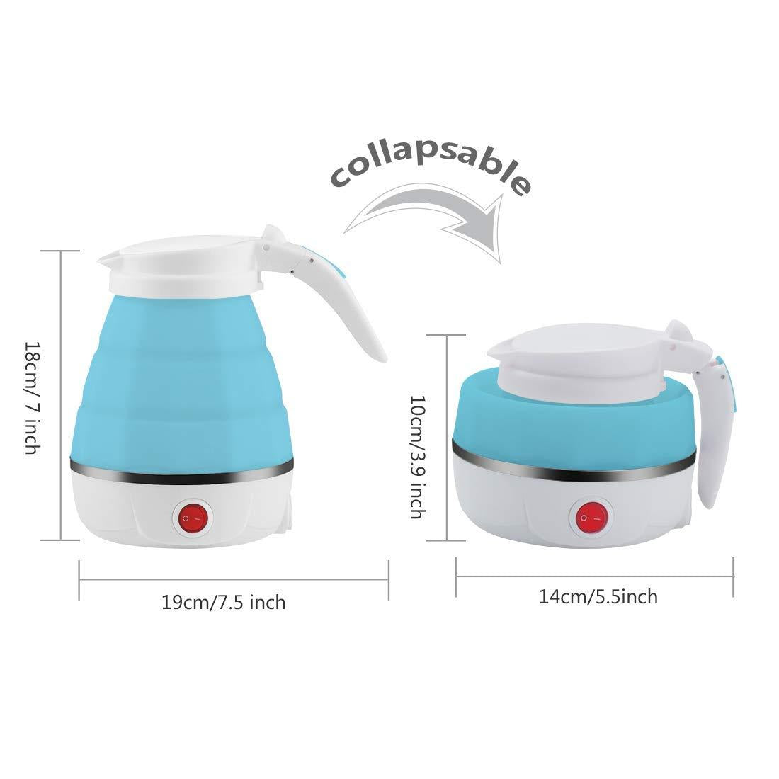 Electric Kettle - Silicone Foldable Electric Water Kettle   ( 600 ml ) Jolly Gifts And Arts