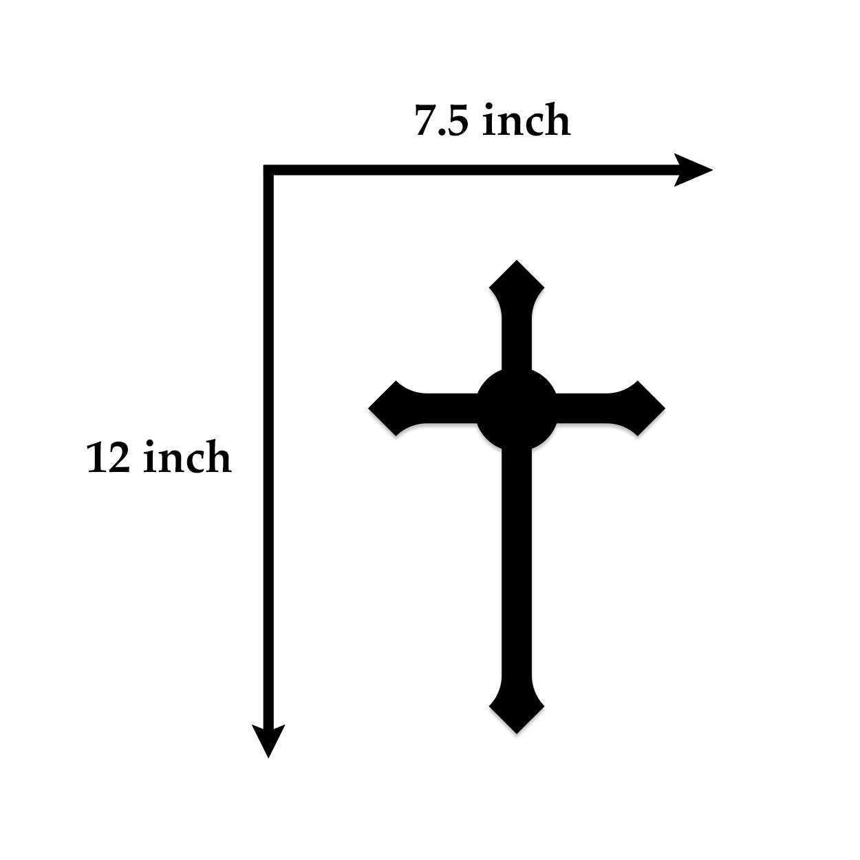 Elegant and striking Minimalist Cross Wall Art -  - Jolly Gifts And Arts