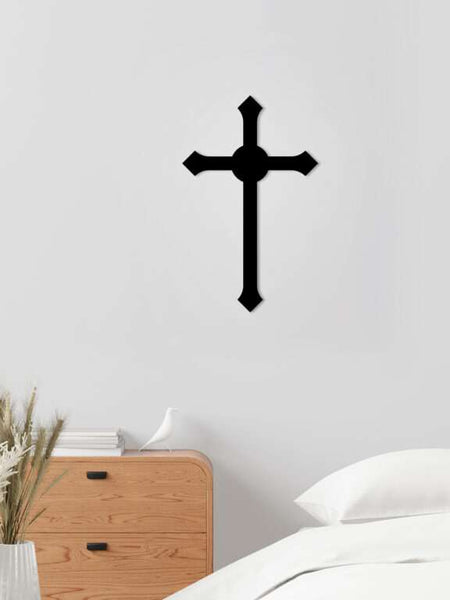 Elegant and striking Minimalist Cross Wall Art