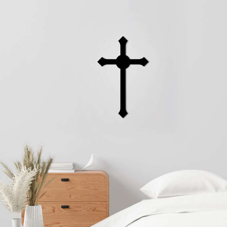 Elegant and striking Minimalist Cross Wall Art
