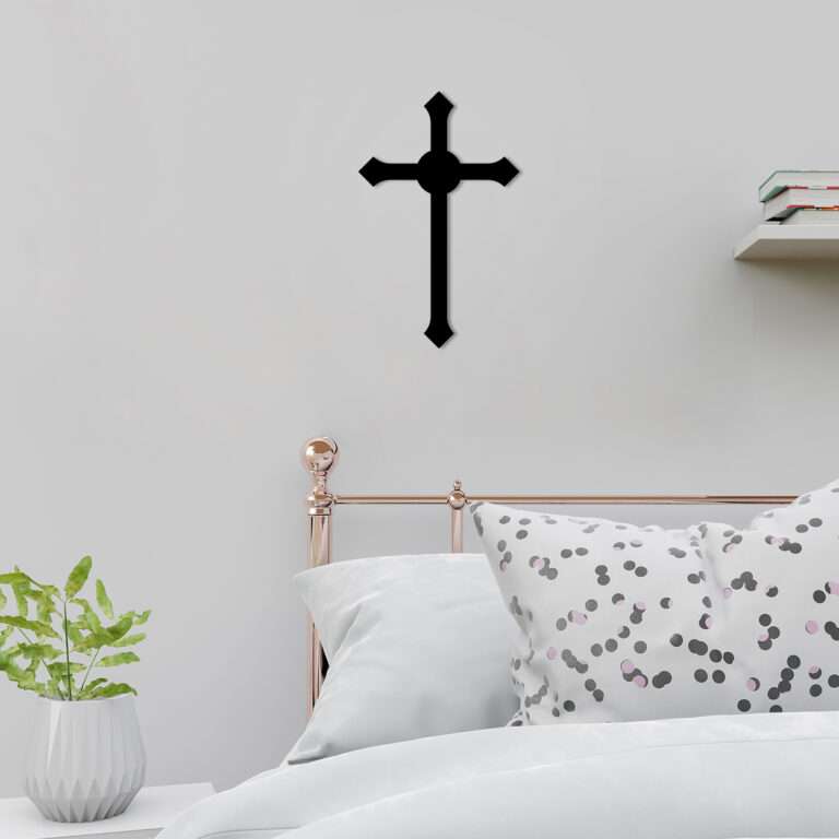 Elegant and striking Minimalist Cross Wall Art