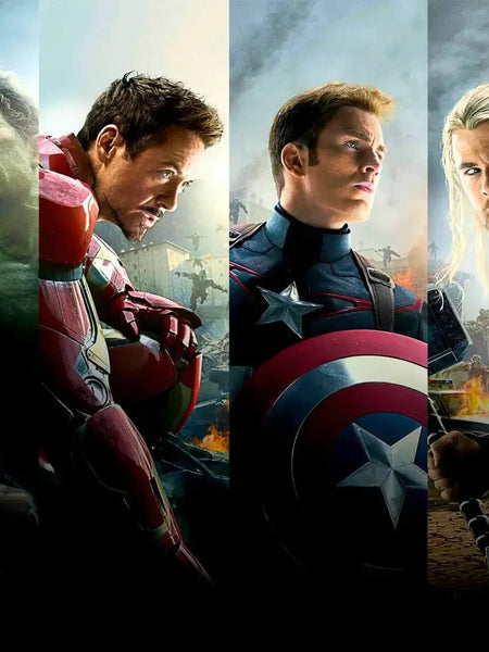 Epic Marvel Avengers Split-Panel Wall Art for Modern Decor