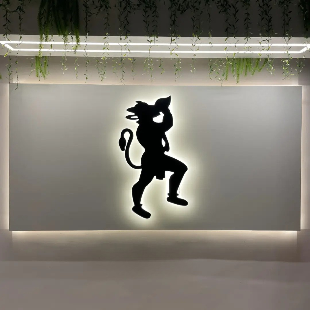 Epic Strength & Devotion: Hindu God Hanuman Wall Decor -  - Jolly Gifts And Arts