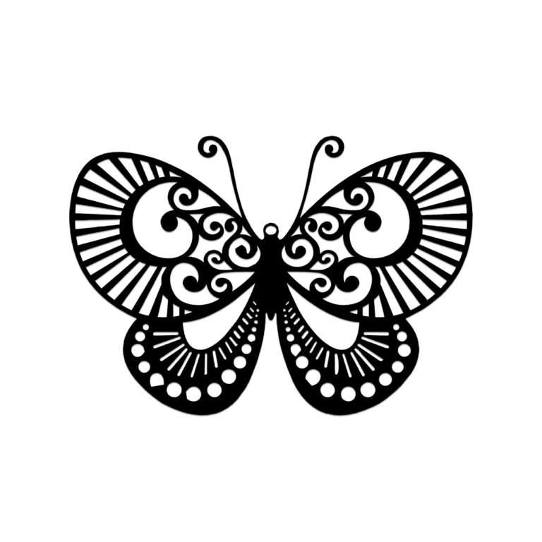 Filigree Butterfly Wall Decor -  - Jolly Gifts And Arts