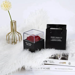 Forever Rose Flower & Premium Necklace Box Set – Timeless Elegance by Jolly Gifts And Arts