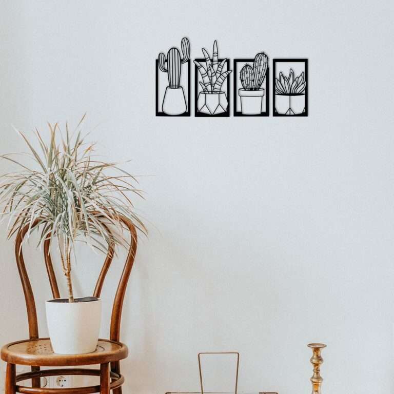 Framed Cactus & Succulent Wall Art Set
