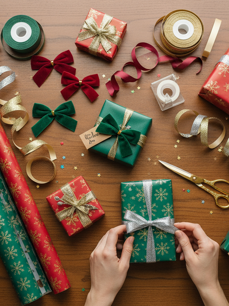 generate an image for gift wrapping