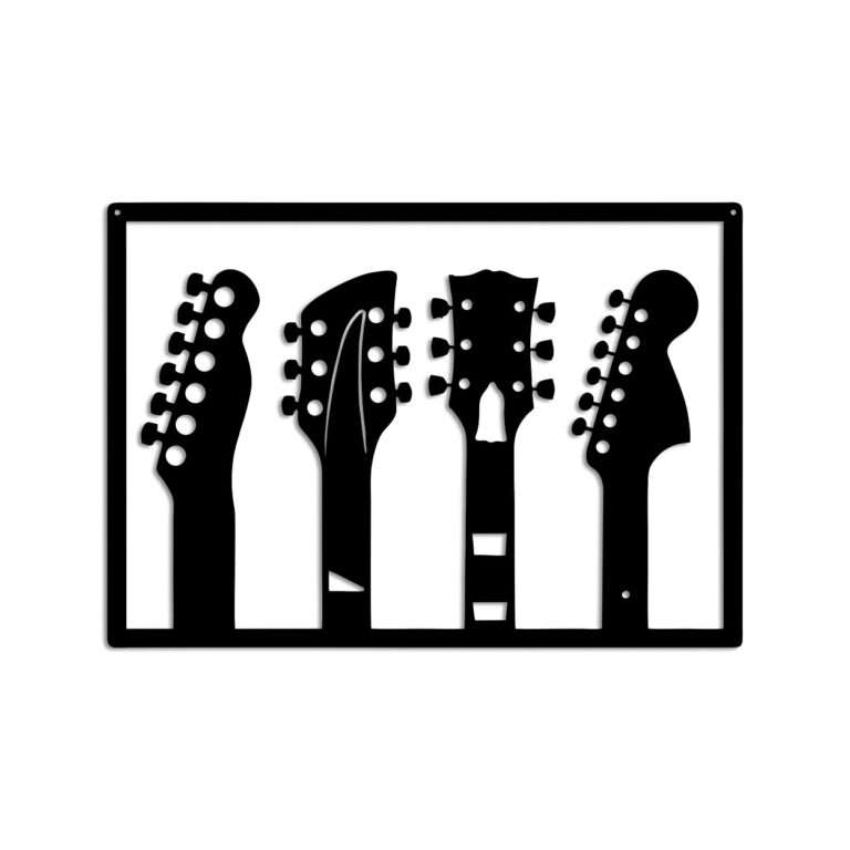 Guitar Headstock Wall Art -  - Jolly Gifts And Arts