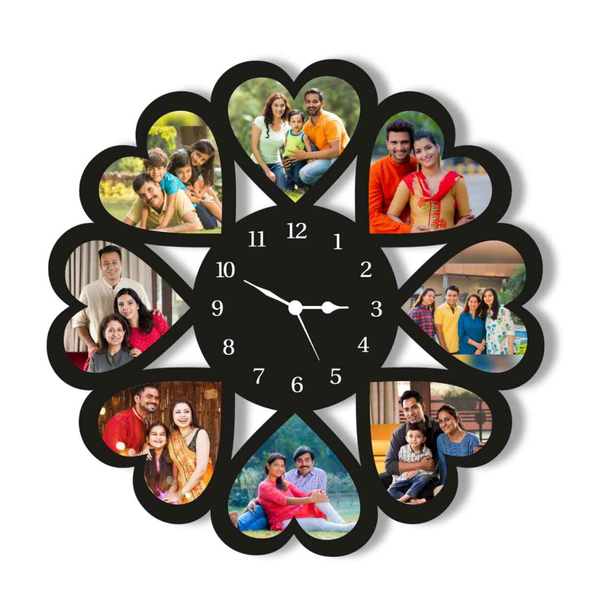 Heart shape Wall Clock