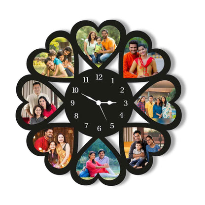 Heart shape Wall Clock
