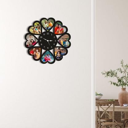 Heart shape Wall Clock